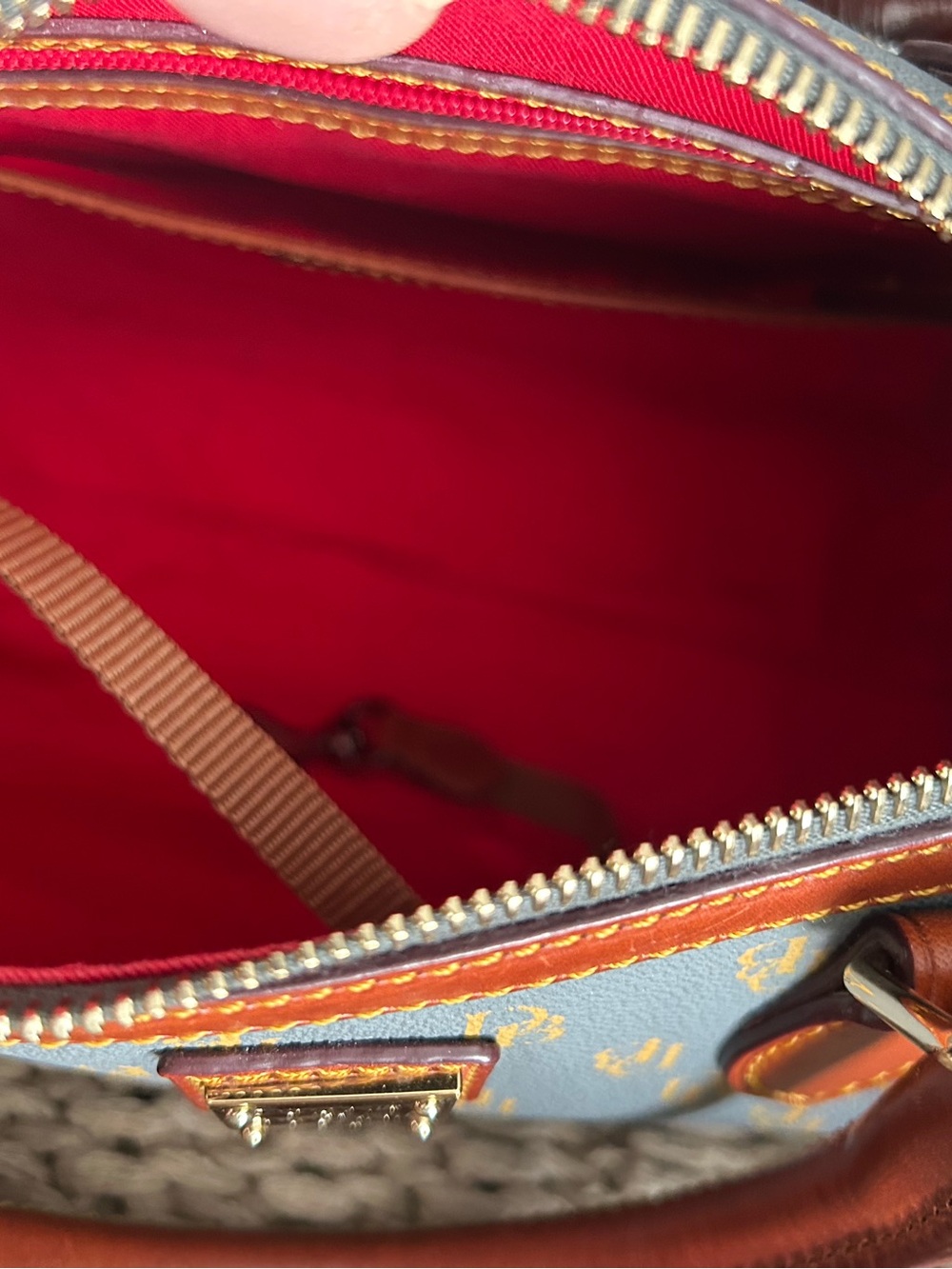 Dooney and Bourke Gretta Satchel in Slate - Picture 7 of 8
